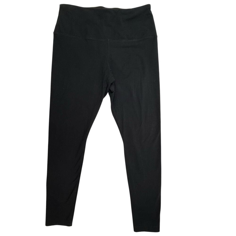 Lyssé Women's XL Black High-Waisted Cotton Leggings